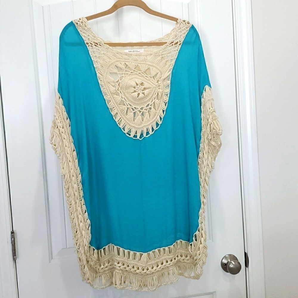 Paradise USA Boho, Womans Tunic/ Cover up.